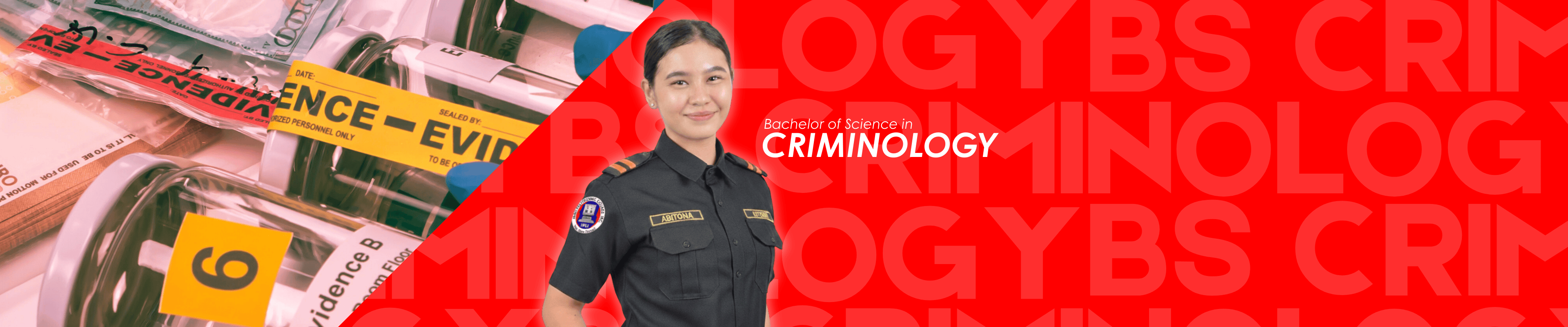 Bachelor of Science in Criminology Banner
